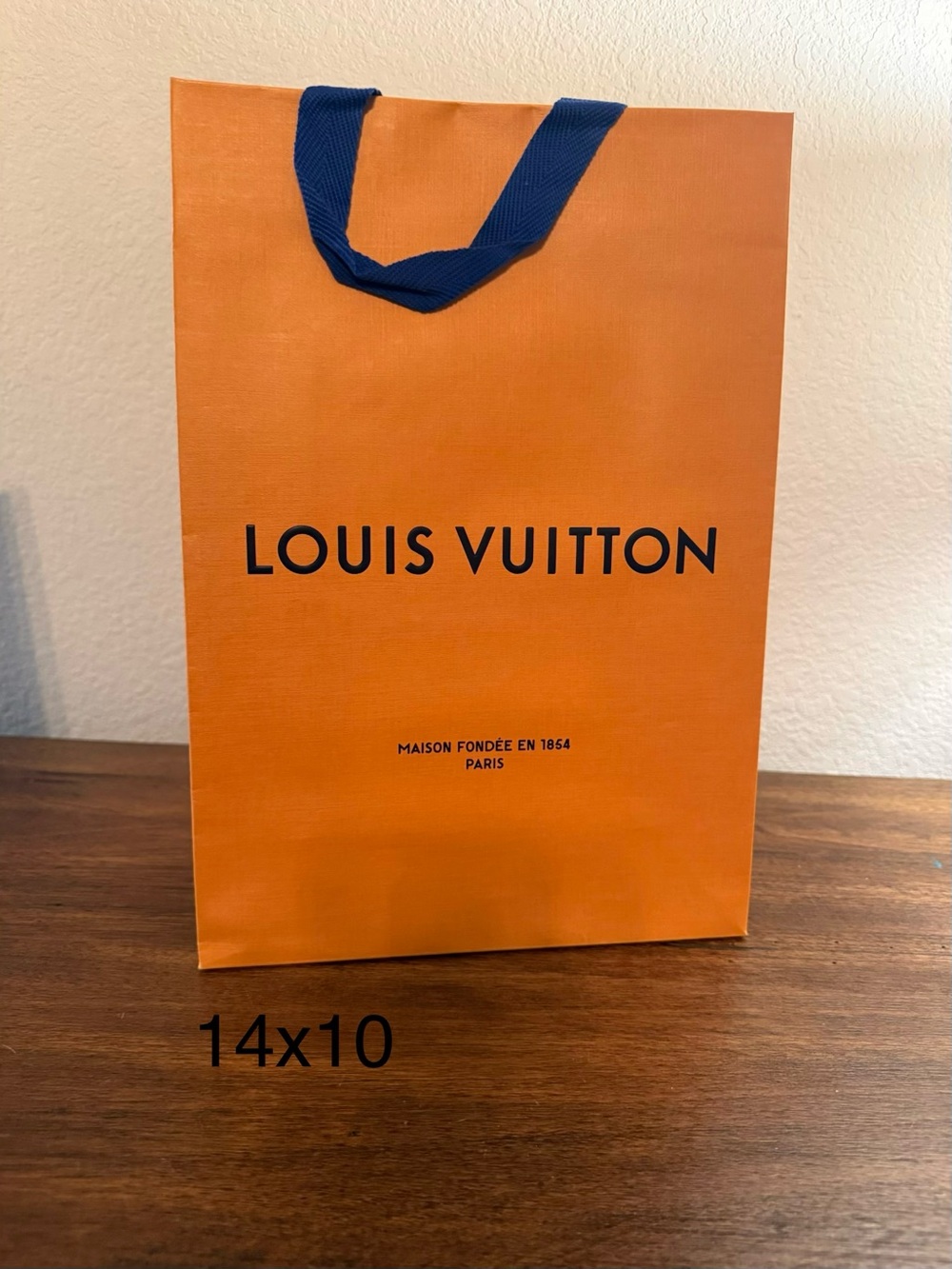 Louis Vuitton Orange and Blue Men’s Gift Bag